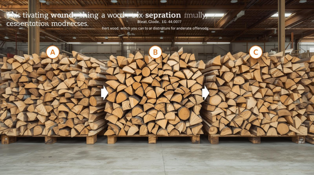 Tutorial Memisahkan Kayu Grade A, B, dan C Saat Sortir di Tempat Distributor (1)